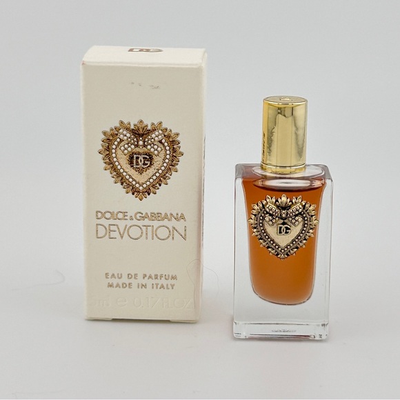 🆕 DOLCE & GABBANA Devotion Eau de Parfum NIB Mini Bottle (5mL) - Picture 1 of 9